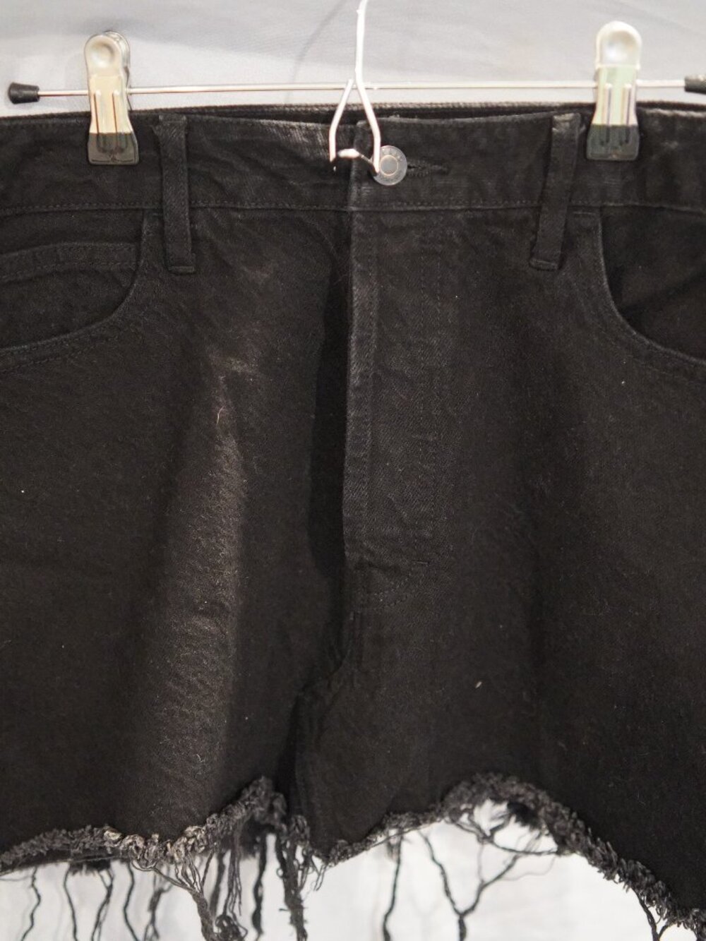 Cello Black Denim Mini Skirt